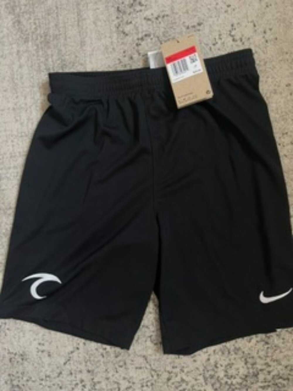 NWT NIKE Dri-Fit Black SURF Football Soccer Shorts Unisex Kids L